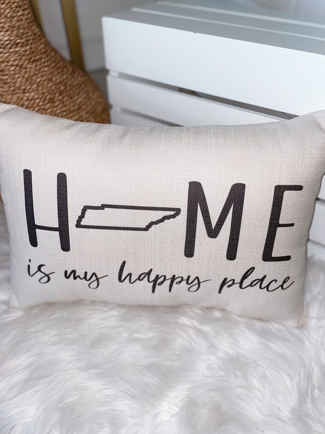 Home Happy Place Pillow