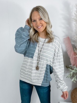 Knit Striped Pullover