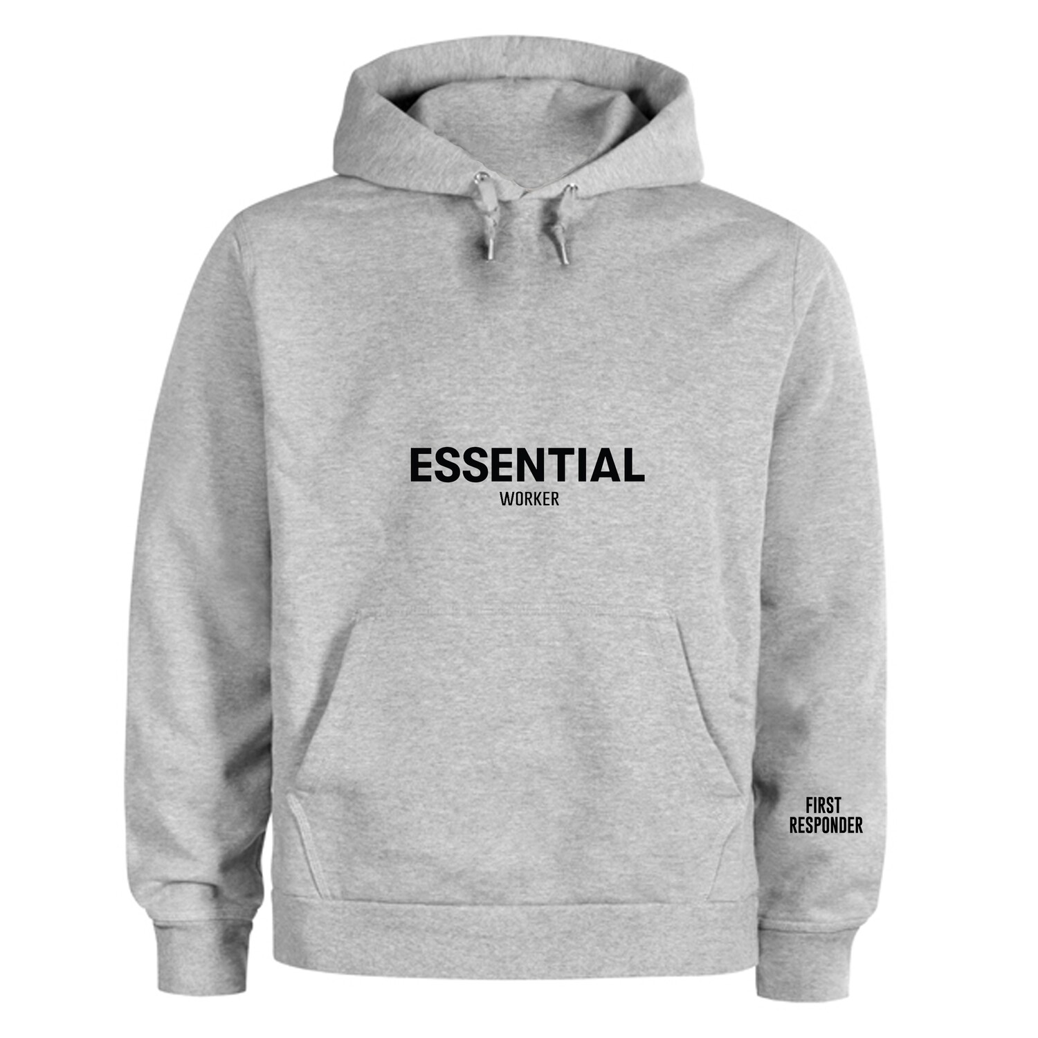 essential worker hoodie