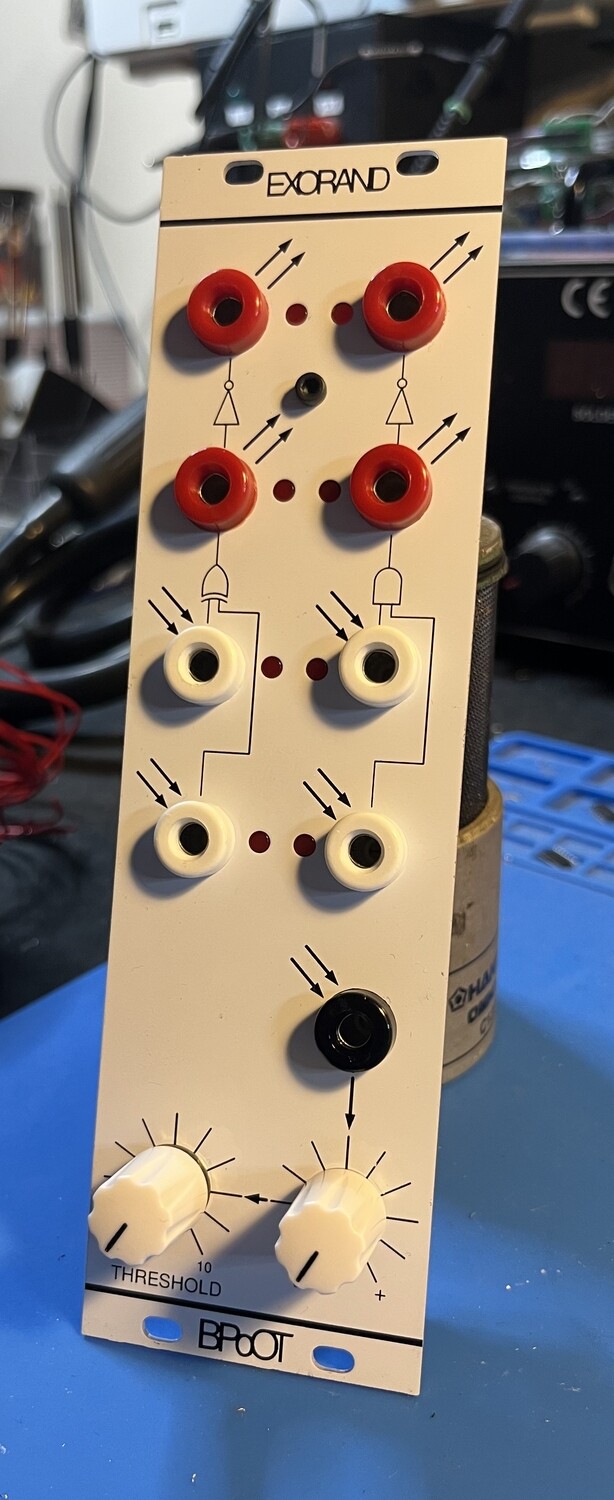 EXORAND logic + comparator module in Loudest Warning format