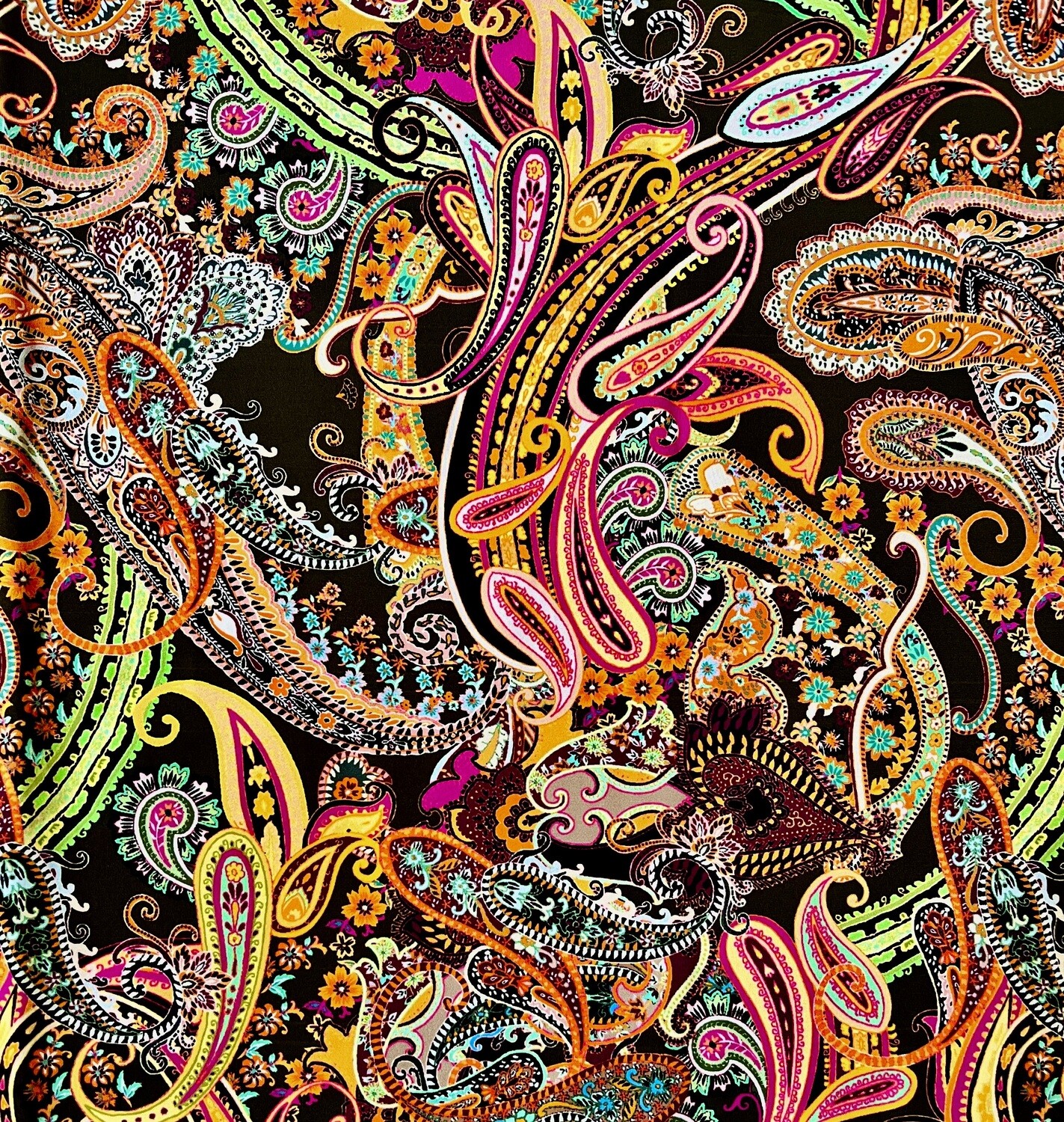 RETAL LYCRA ESTAMPADO PAISLEY 1