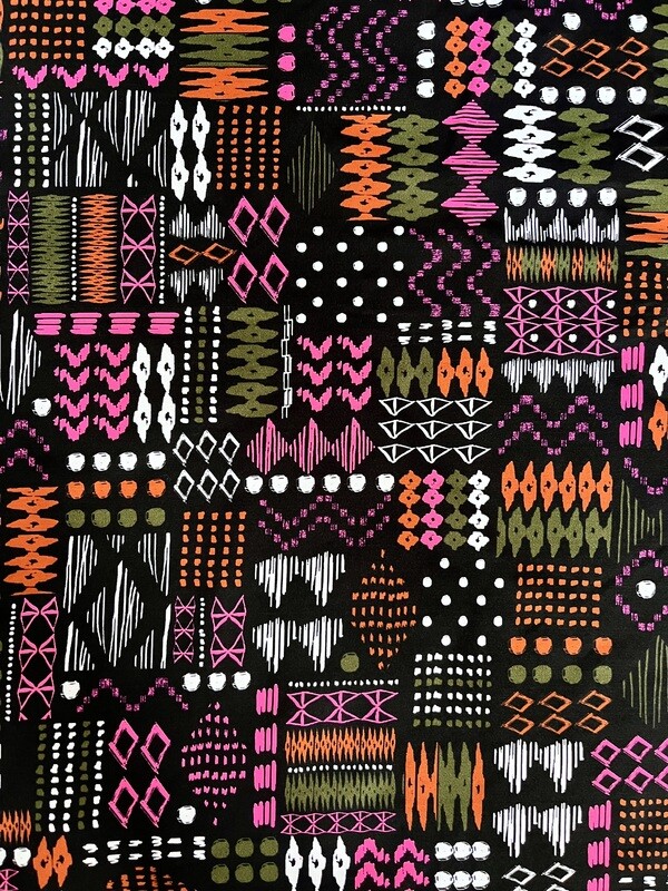 RETAL LYCRA ESTAMPADO ETNICO 9