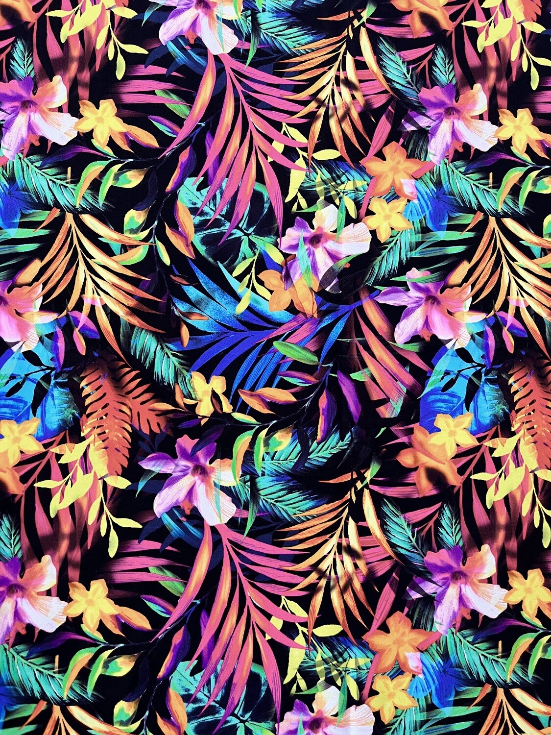 RETAL LYCRA ESTAMPADO FLORAL 2