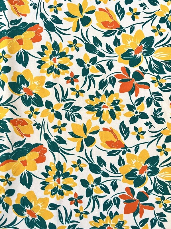 RETAL LYCRA ESTAMPADO FLORAL 8
