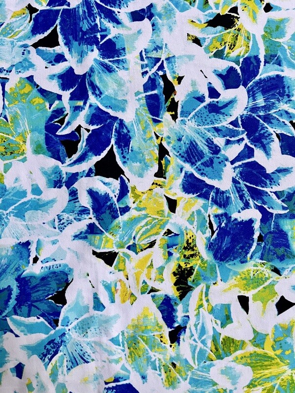 RETAL LYCRA ESTAMPADO FLORAL 11
