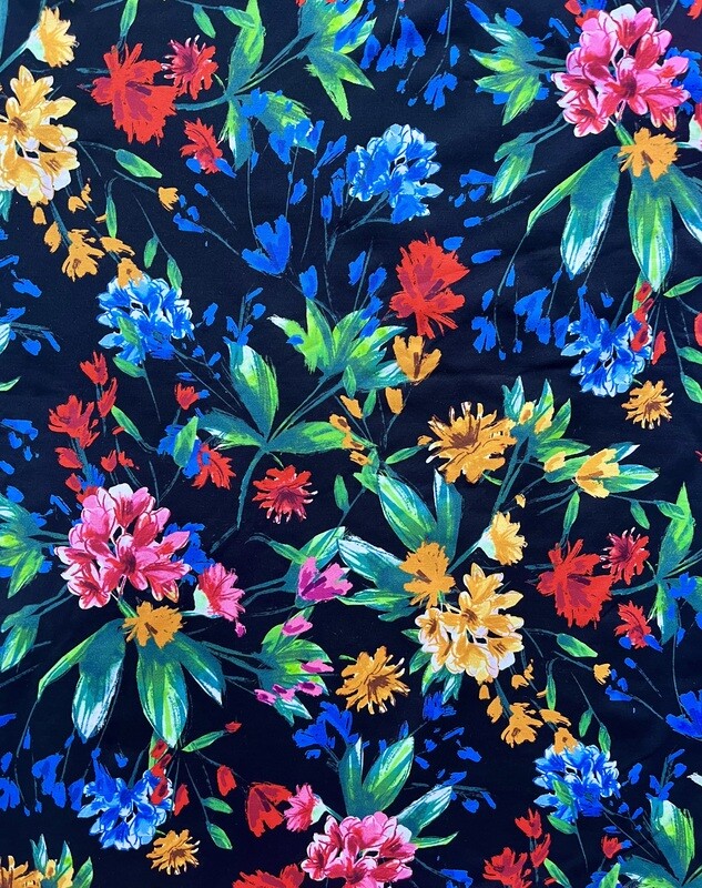RETAL LYCRA PIQUÉ ESTAMPADO FLORAL 18