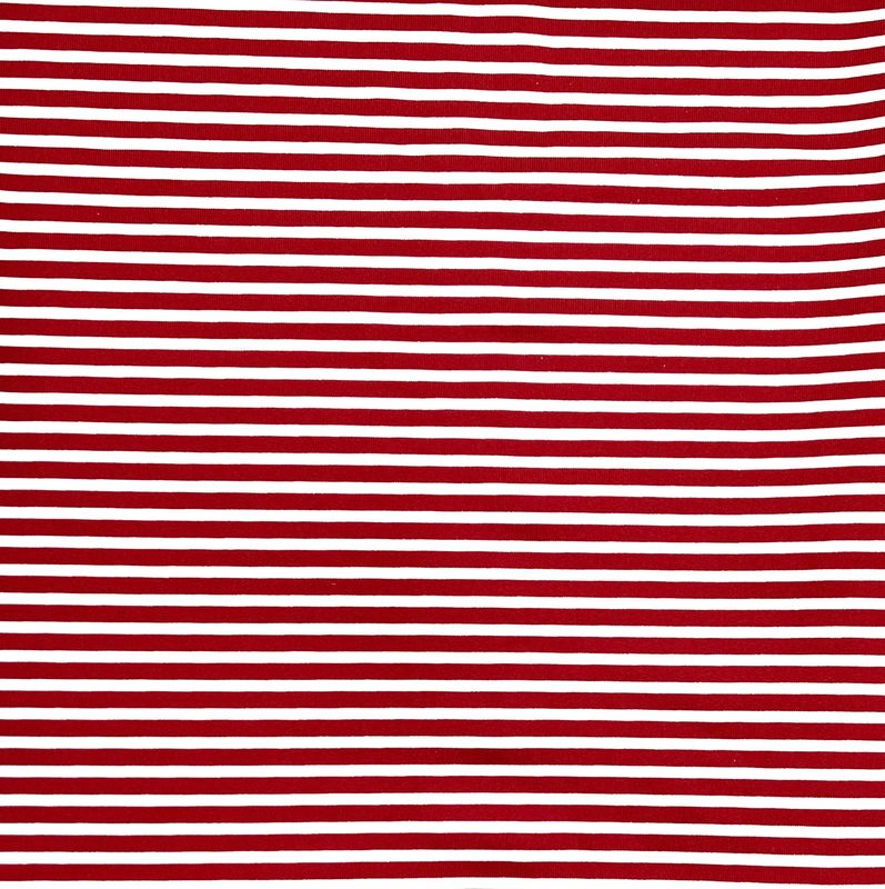 RETAL ESTAPADO RAYAS ROJAS