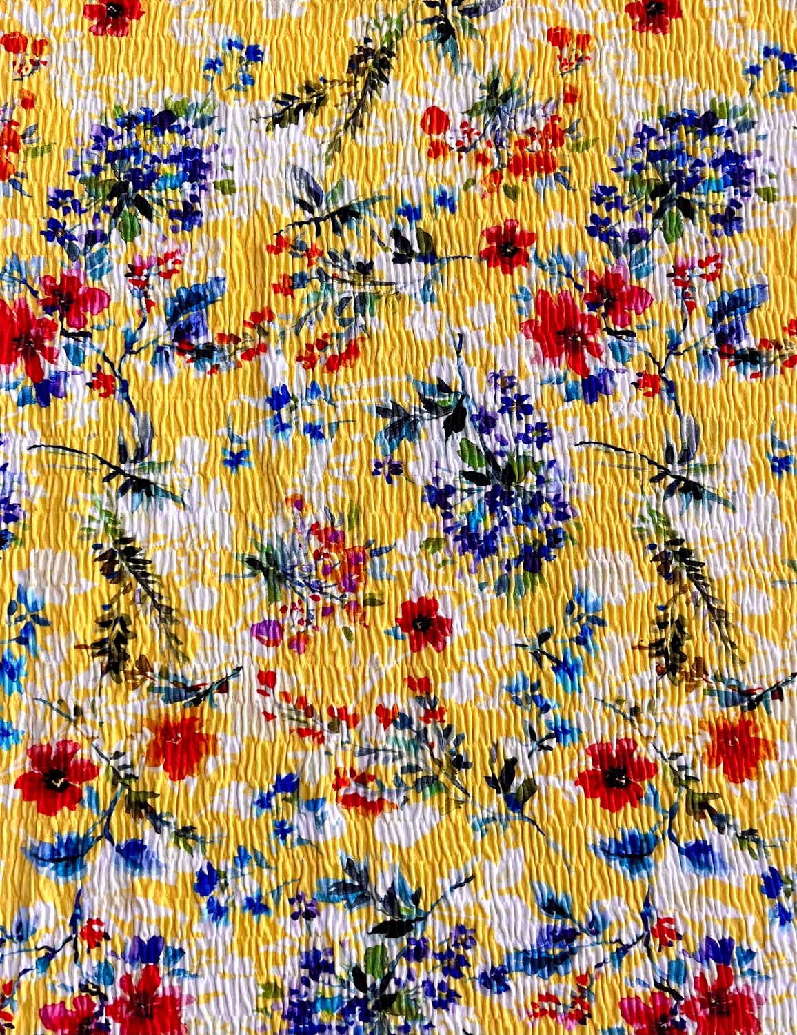 RETAL FLORES NIDO DE ABEJA 100X100