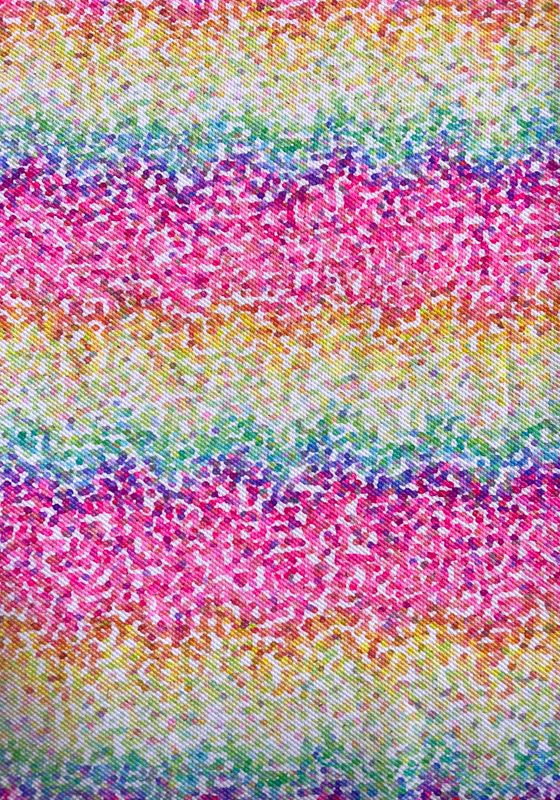 RETAL PIQUÉ ESTAMPADO COLORES   150X40