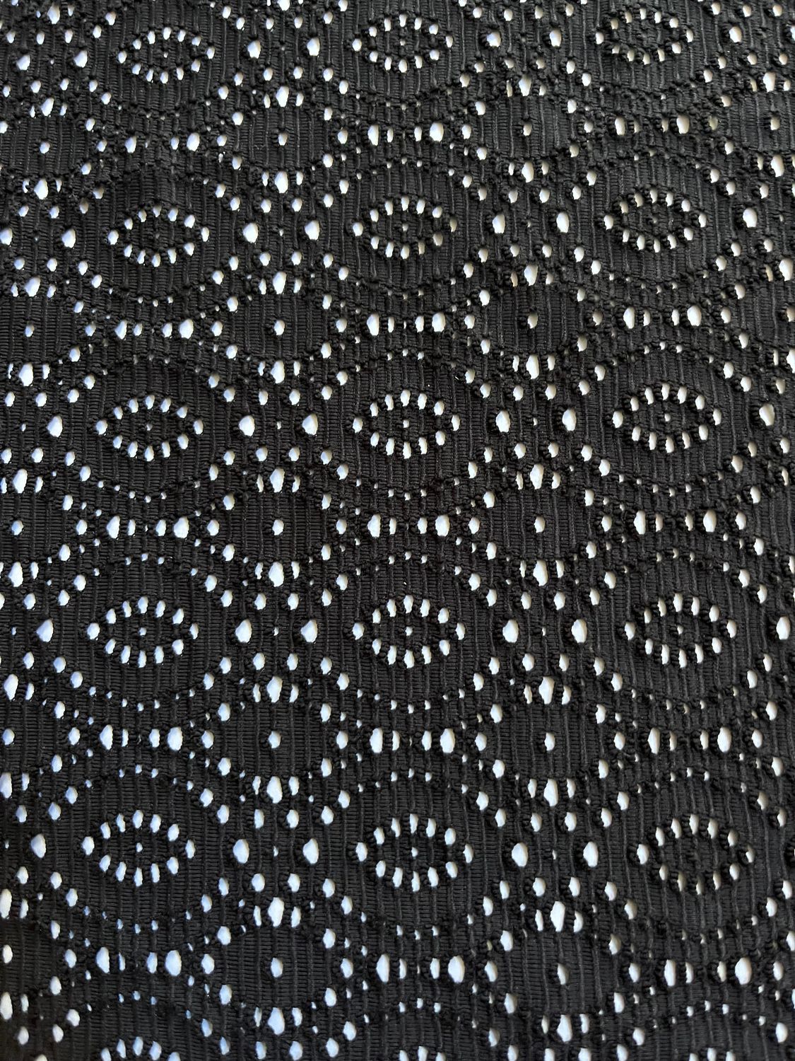 RETAL CROCHET NEGRO. 170X120
