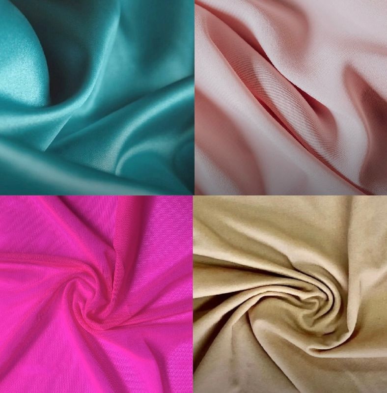 1- MUESTRAS PAQUETE BÁSICO: LYCRA MATE, BRILLANTE, TUL 70 Y FORRO BLANCO, NEGRO Y SKIN