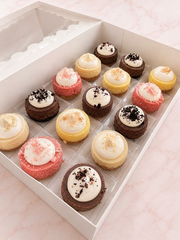 One Dozen Mini Cheesecakes