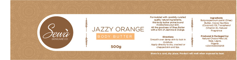 Jazzy Orange Body Butter