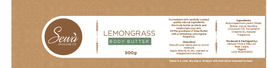 Lemongrass Body Butter