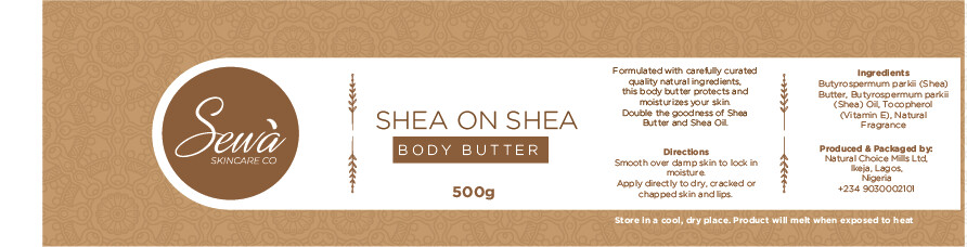 Shea on Shea Body Butter