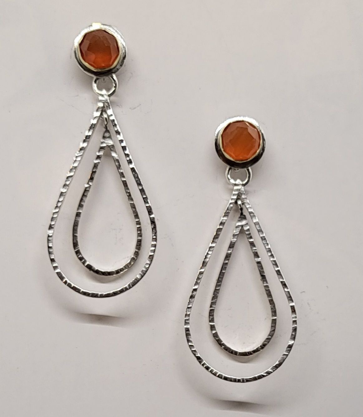 Special Order for Howard Hammerman-Carnelian Earrings with teardrops.