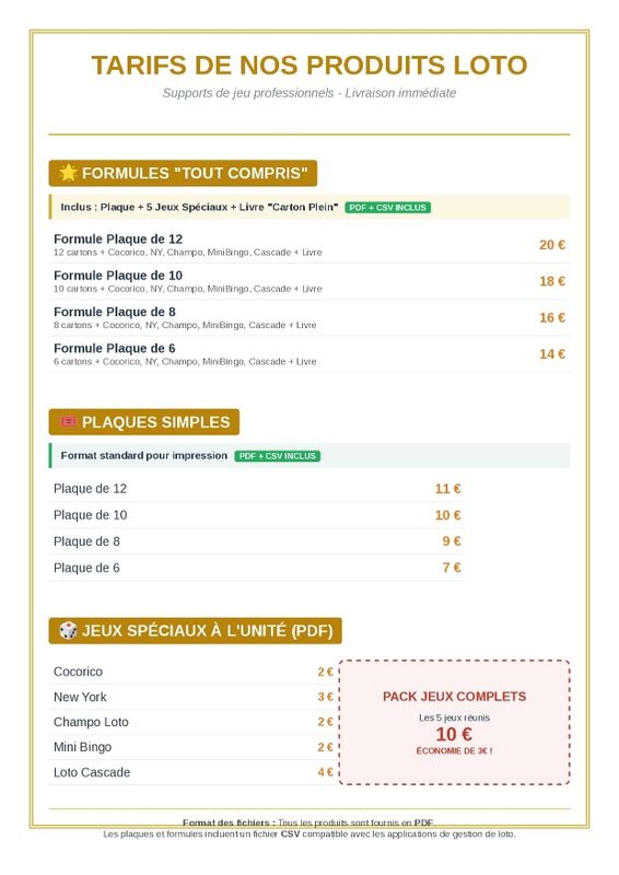 TARIF AURUM CARDS