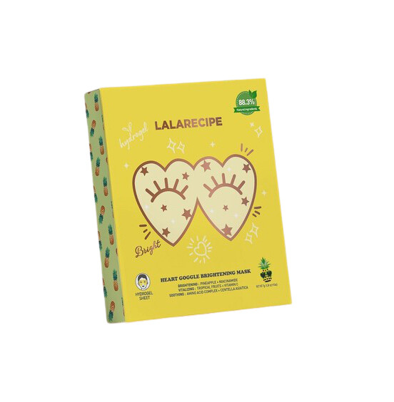 LALARECIPE Heart Goggle Brightening Mask 10pcs