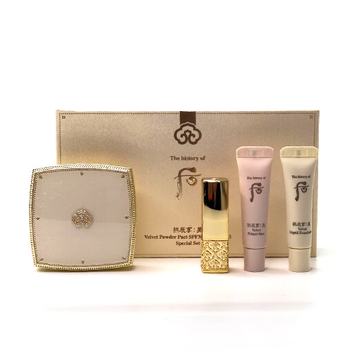 THE HISTORY OF WHOO Gongjinhyang: Mi Velvet Powder  Pact SPF30/PA++ #21 Special Set