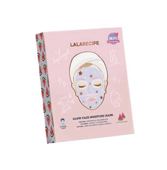 LALARECIPE Glow Face Moisture Mask 10pcs