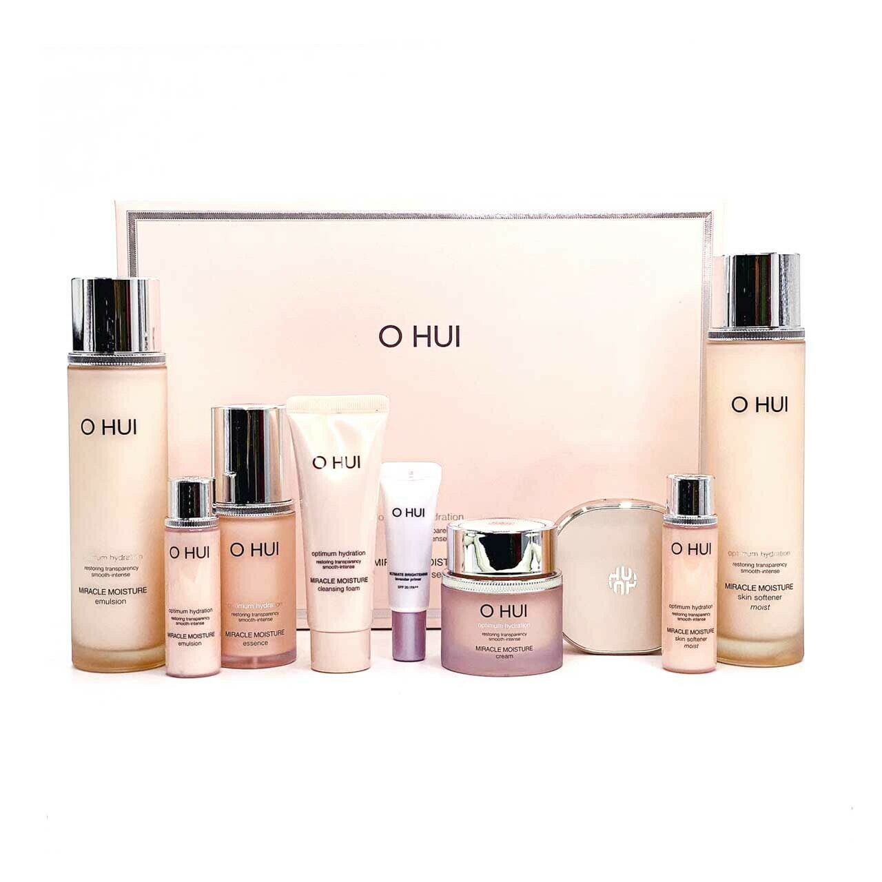 O HUI Miracle Moisture 4pcs Special Set With Cushion