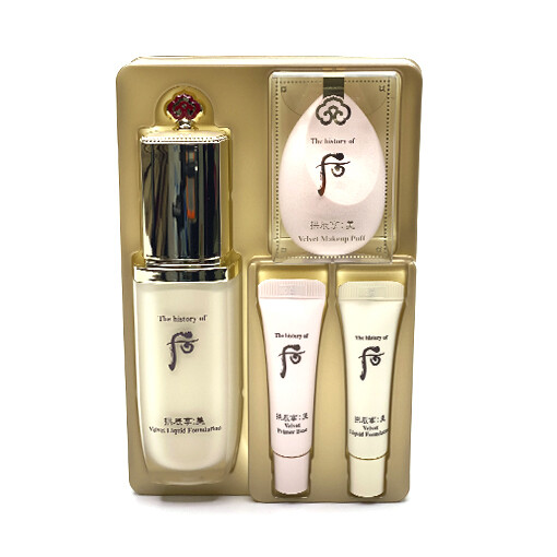 THE HISTORY OF WHOO Gongjinhyang Mi Velvet Liquid Foundation SPF30/PA++ №21 Special Set