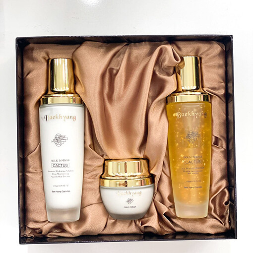 Skin Farm Baekhyang Booster Gold Nutrient Set