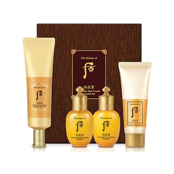 THE HISTORY OF WHOO Gongjinhyang Wrinkle Sun Cream Special Set