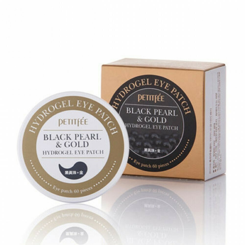 PETITFEE BLACK PEARL &amp; GOLD HYDROGEL EYE PATCH