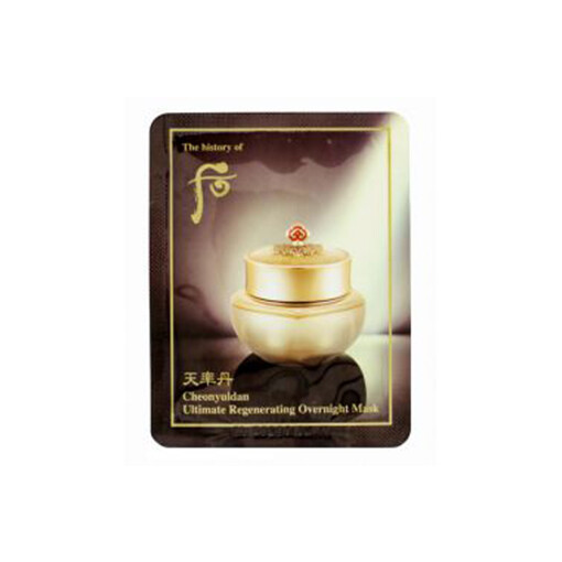 THE HISTORY of WHOO Ultimate Cheongidan Regenerating Overnight Mask 30шт