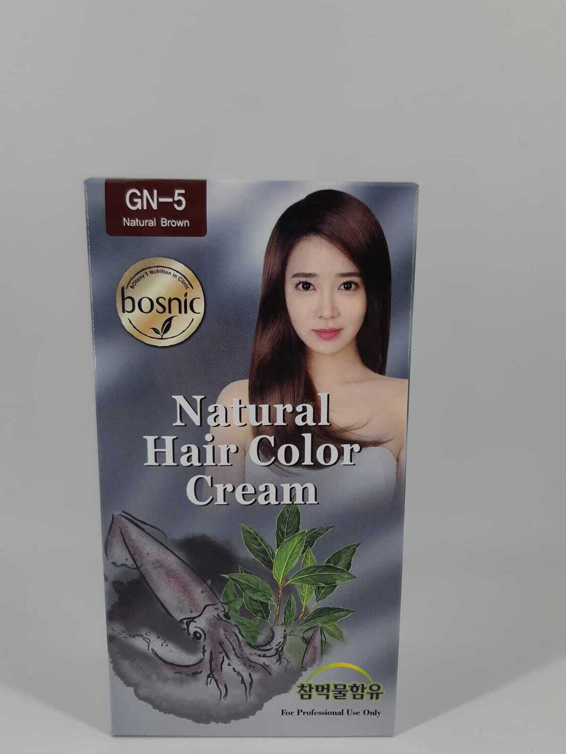 Bosnic GN-5 Natural Brown Natural Hair Color Cream