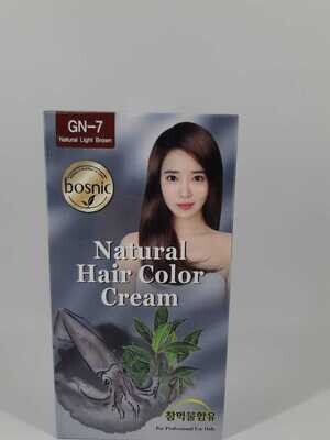 Bosnic GN-7 Natural Light Brown  Natural Hair Color Cream