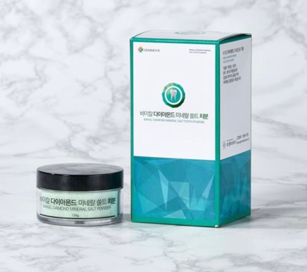 GEMMOVE Baikal Diamond Mineral Salt Tooth Powder