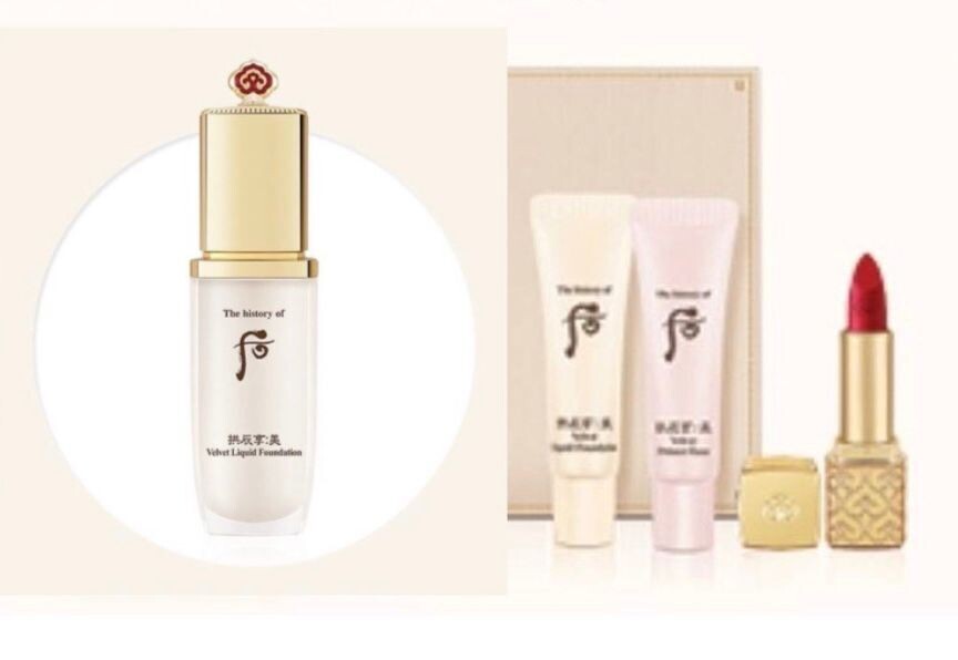 THE HISTORY OF WHOO Gongjinhyang Mi Velvet Liquid Foundation SPF30/PA++ №21 Special Set