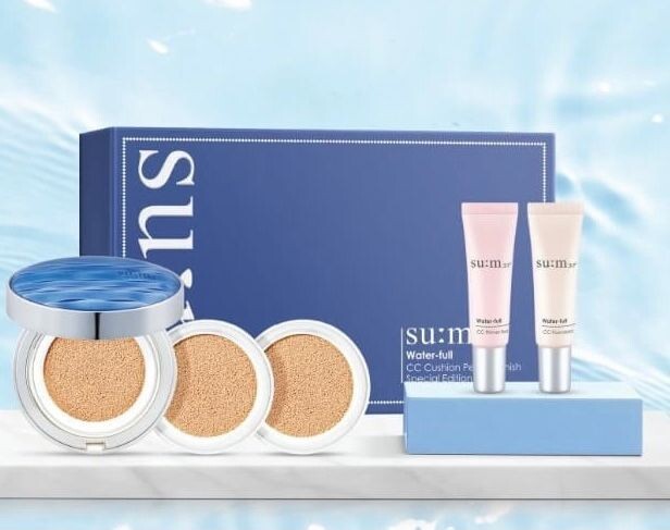 Su: m37 Water Full CC Cushion Perfect Finish Edition