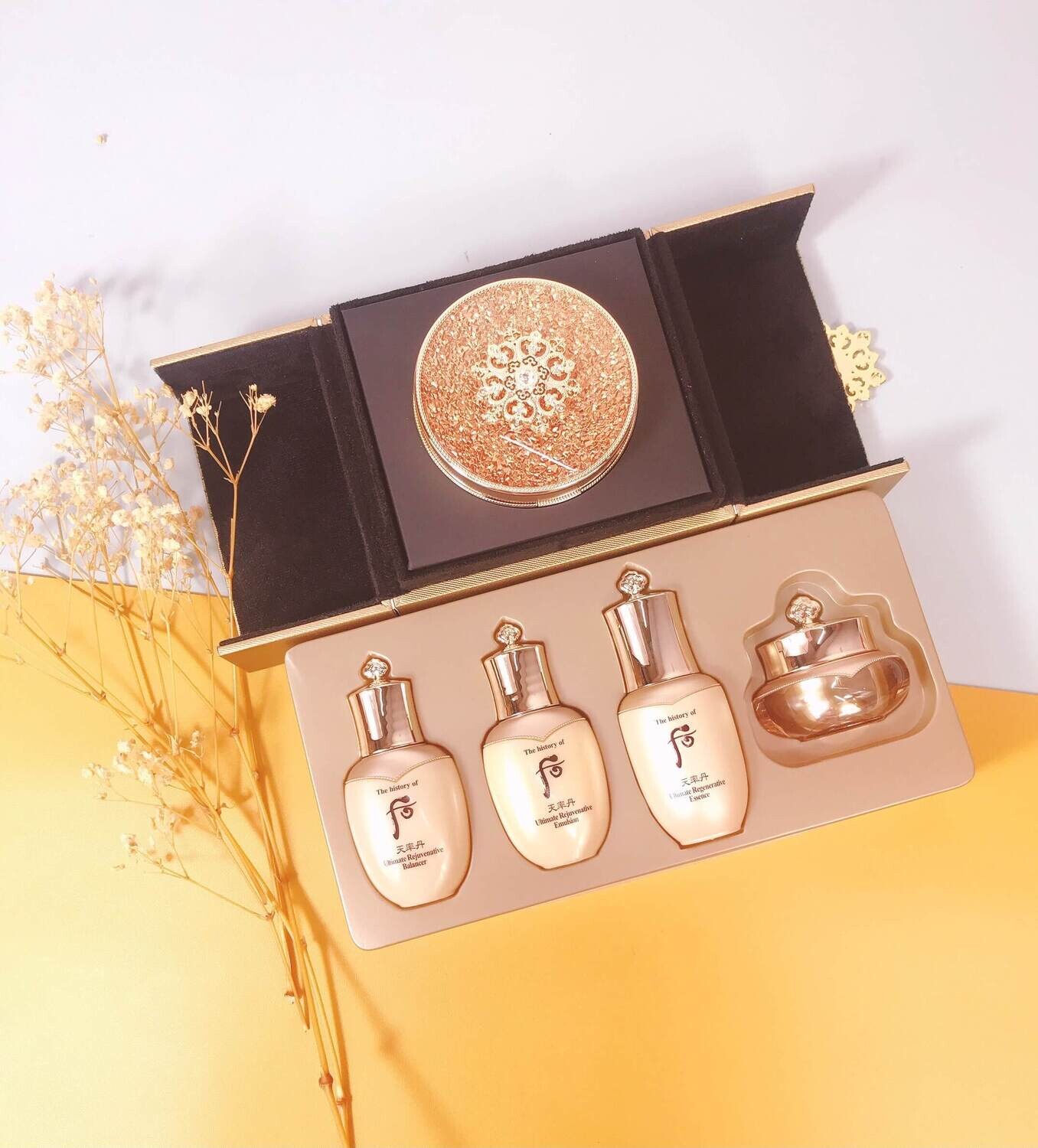 The History of Whoo Cheonyuldan Signature Cushion Foundation Tone 21 Special Set