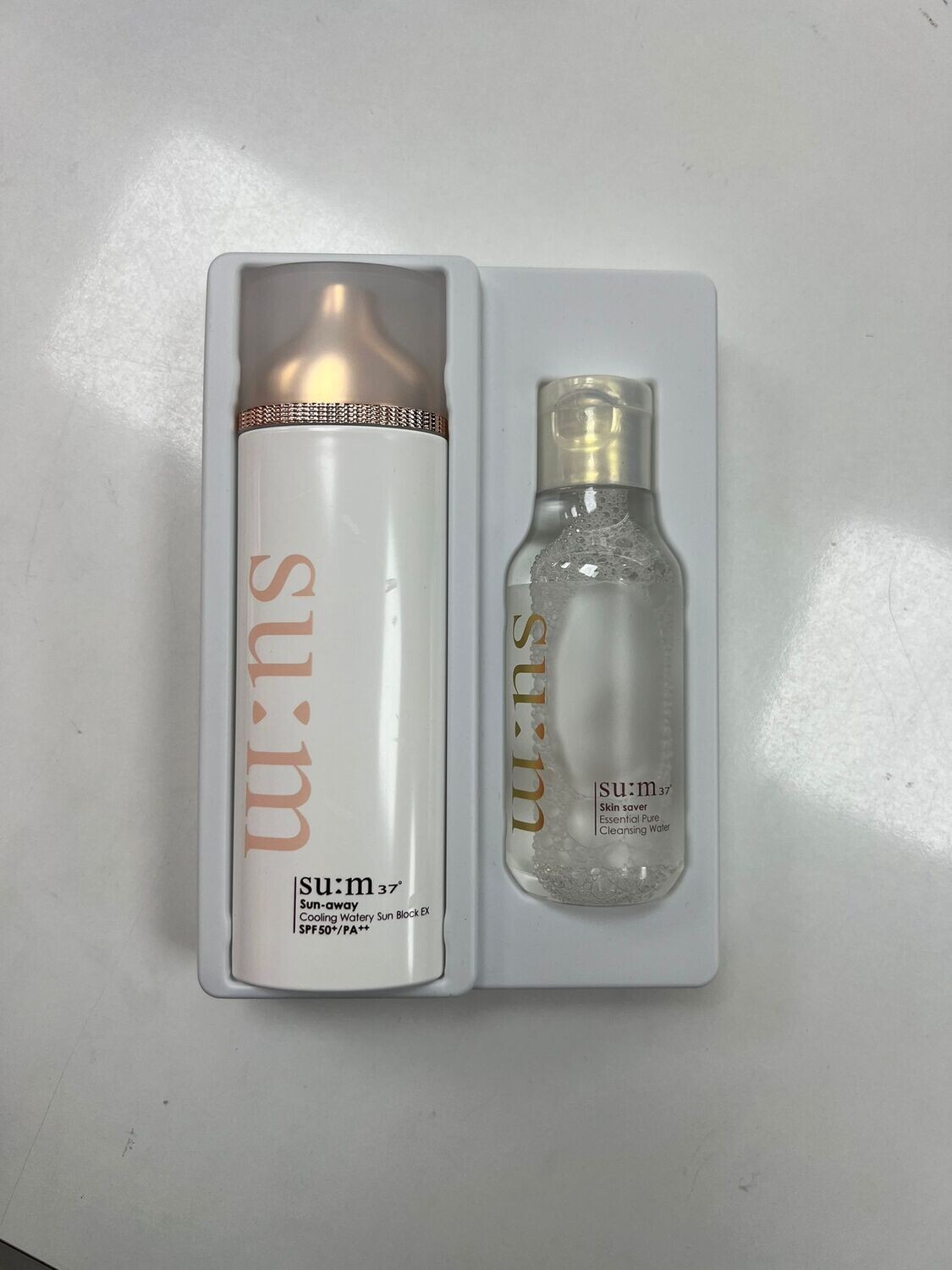 sum37 sun-away cooling watery sun block ex special set