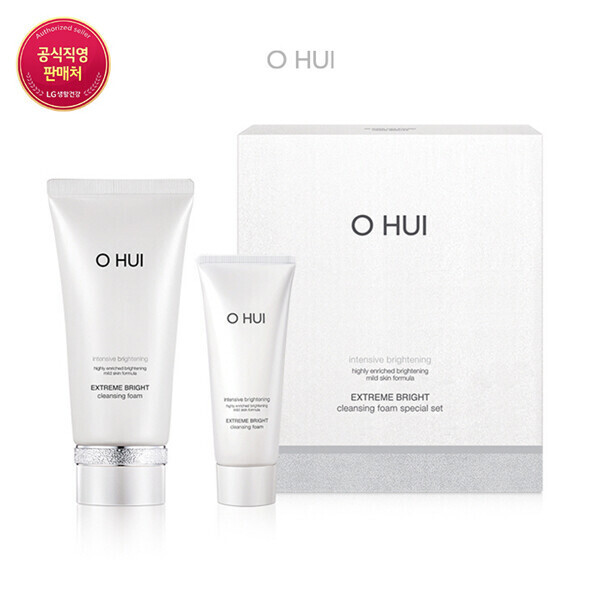 O HUI EXTREME BRIGHT cleansing foam Spacial Set