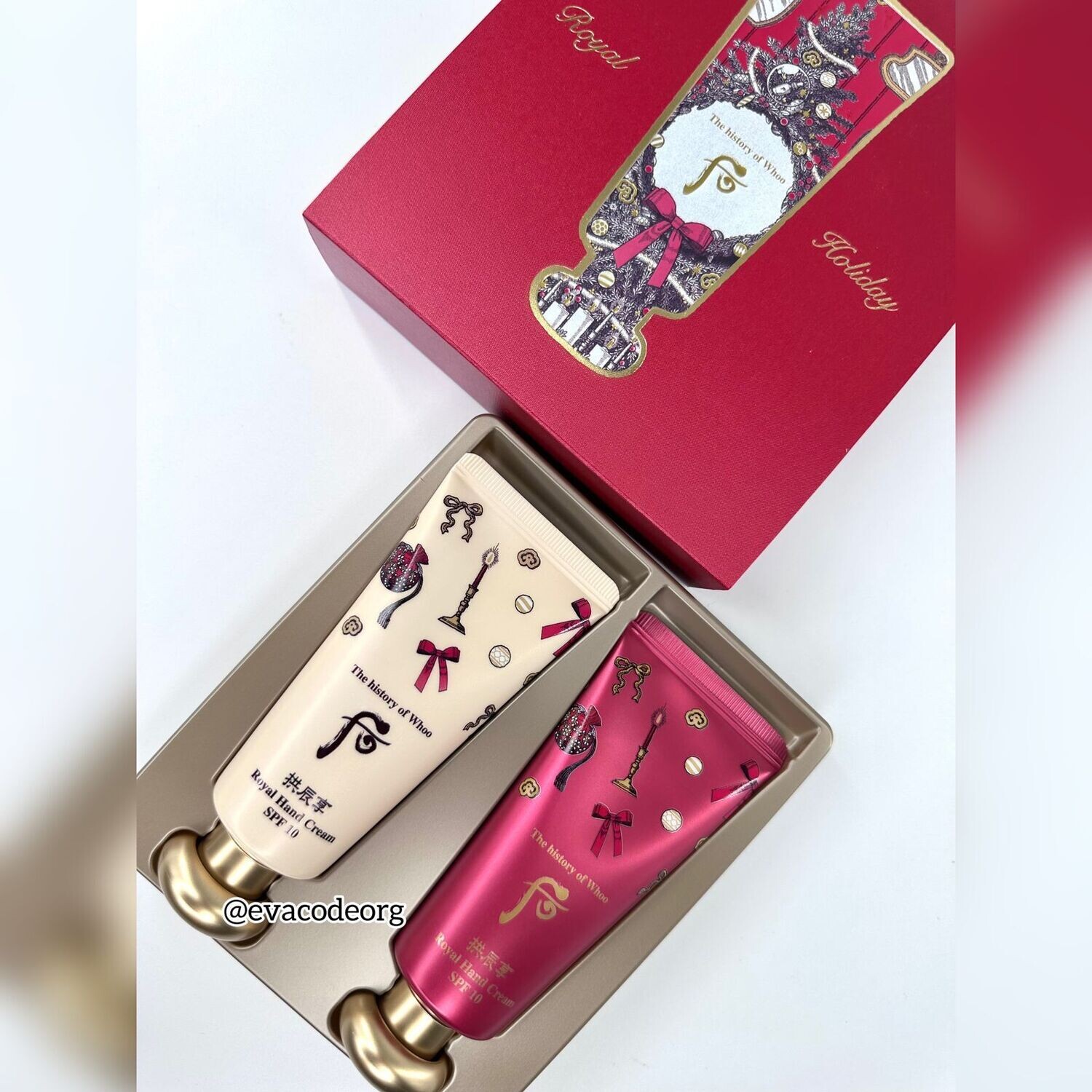 The History of Whoo Gongjinhyang Royal Hand Cream Special Set (вес 220 гр)