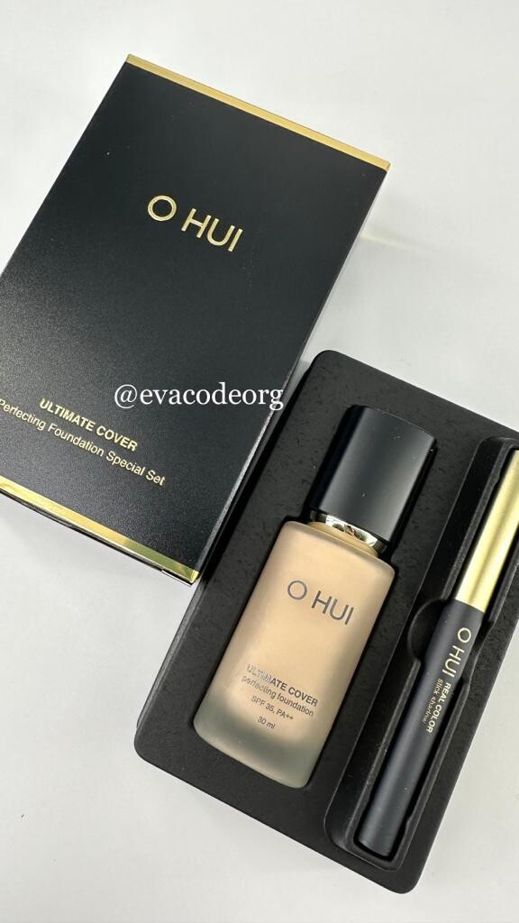 O HUI ULTIMATE COVER Perfecting Foundation P02 Pink Beige (205 гр)