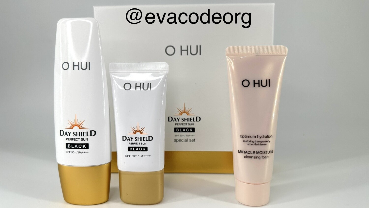 O HUI Day Shield Perfect Sun Black SPF 50+ /PA+++ (вес 305 гр)