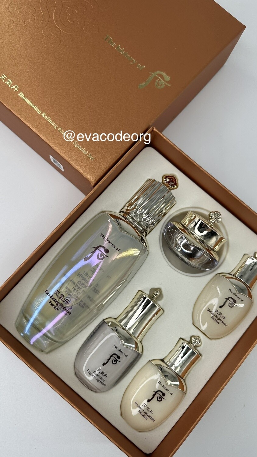The history of Whoo Illuminating Refining Essence Special Set (вес 770 гр)