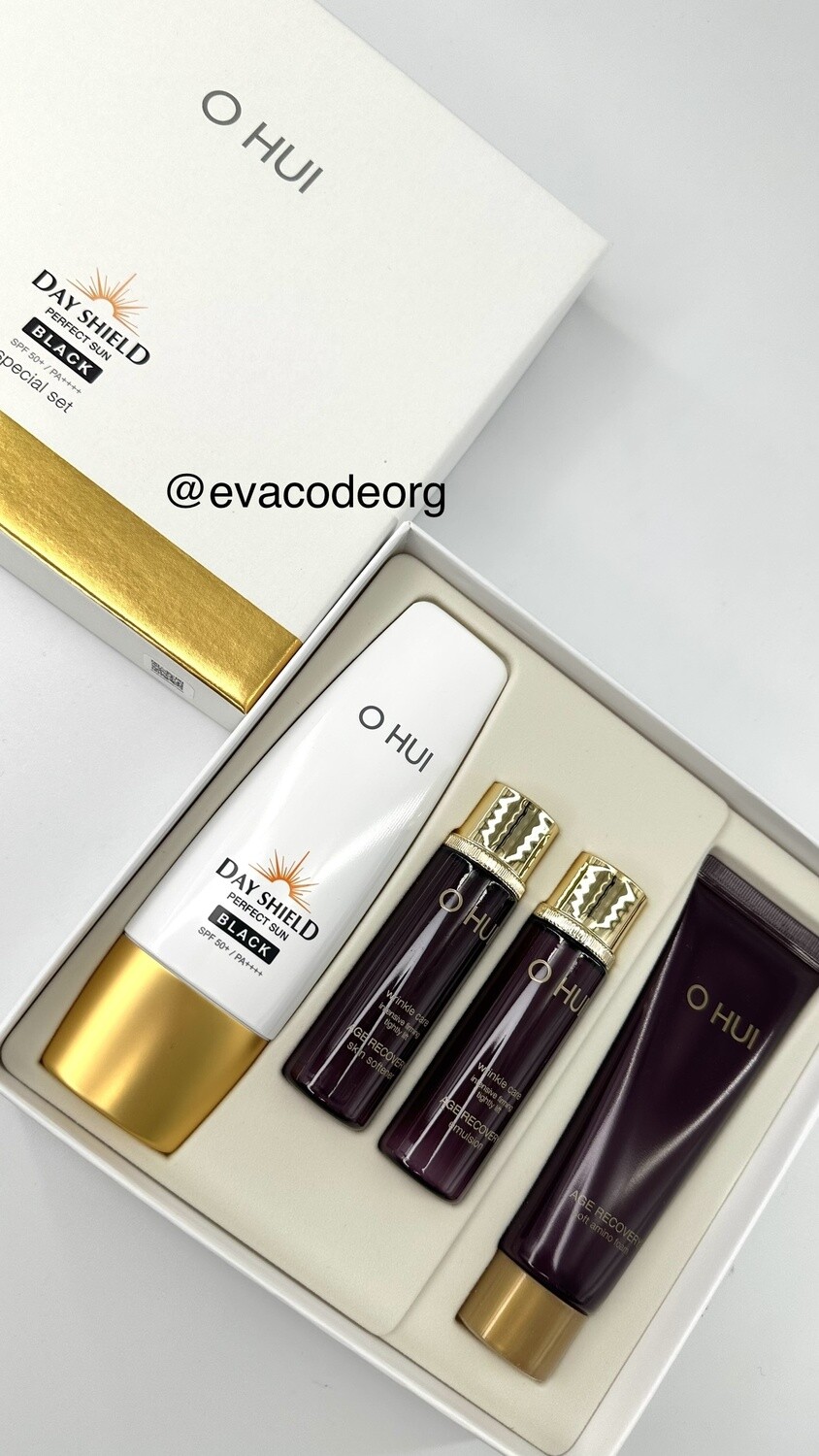 O HUI Day Shield Perfect Sun Black Special Set (вес 330 гр)