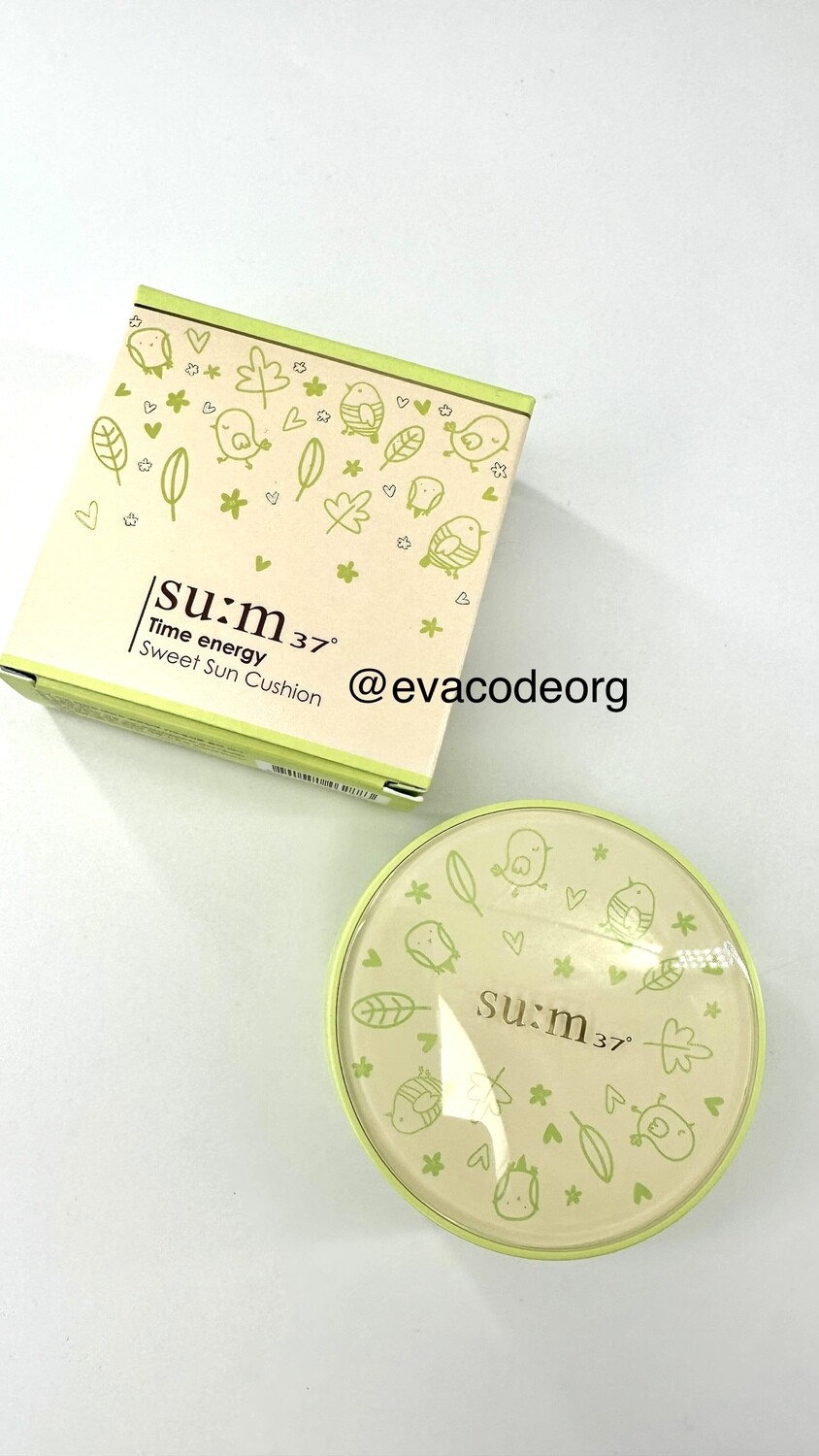SU:M37 Time energy Sweet Sun Cushion SPF32/Pa++ (вес 105 гр)