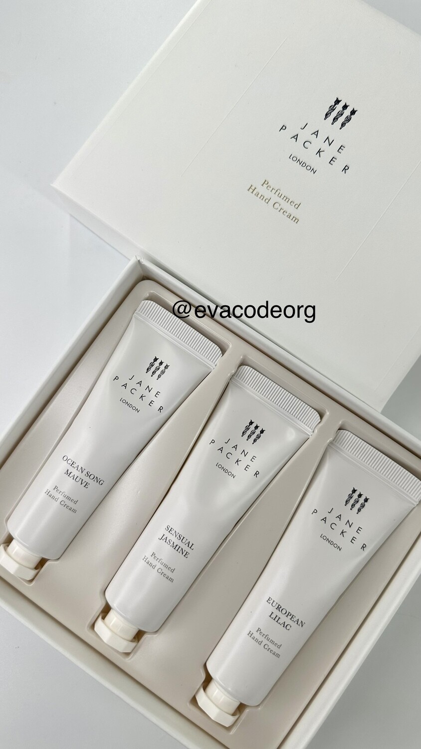 JANE PACKER Perfumed Hand Cream 3 шт (вес 205 гр)