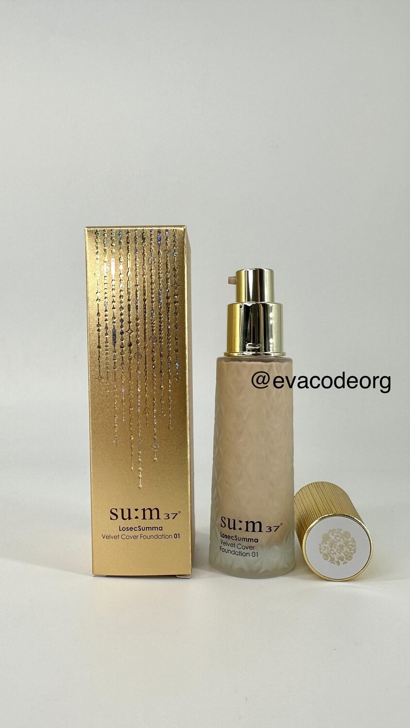 SU:M37 LosecSumma Velvet Cover Foundation SPF30/PA++ (вес 170 гр)