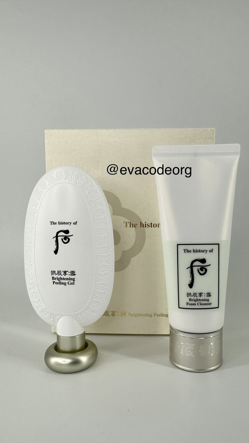 The history of Whoo Seol Brightening Peeling Gel Special Set (вес 330 гр)