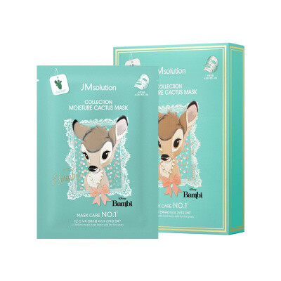 JMsolution / Disney Collection Moisture Cactus Mask (увлажняющие тканевые маски с кактусом)