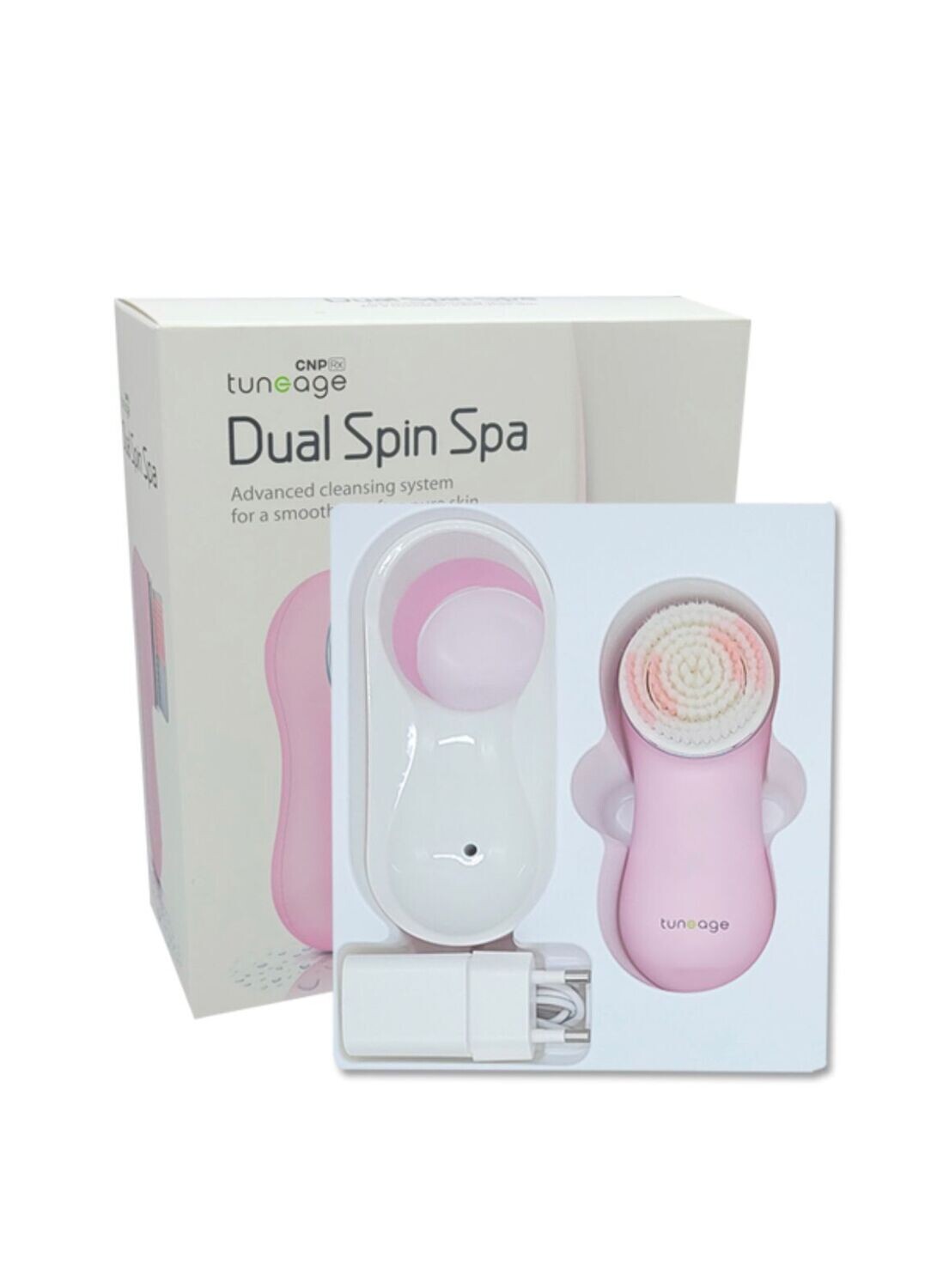 CNP Tuneage Dual Spin Spa щетка для очищения и спа ухода лица (Вес 470 гр)