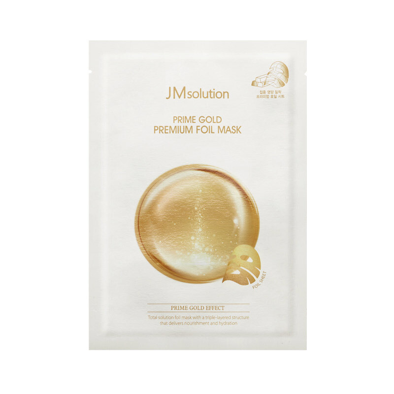 JMsolution Prime Gold Premium Foil Mask - Тканевая маска с коллоидным золотом (Вес гр)